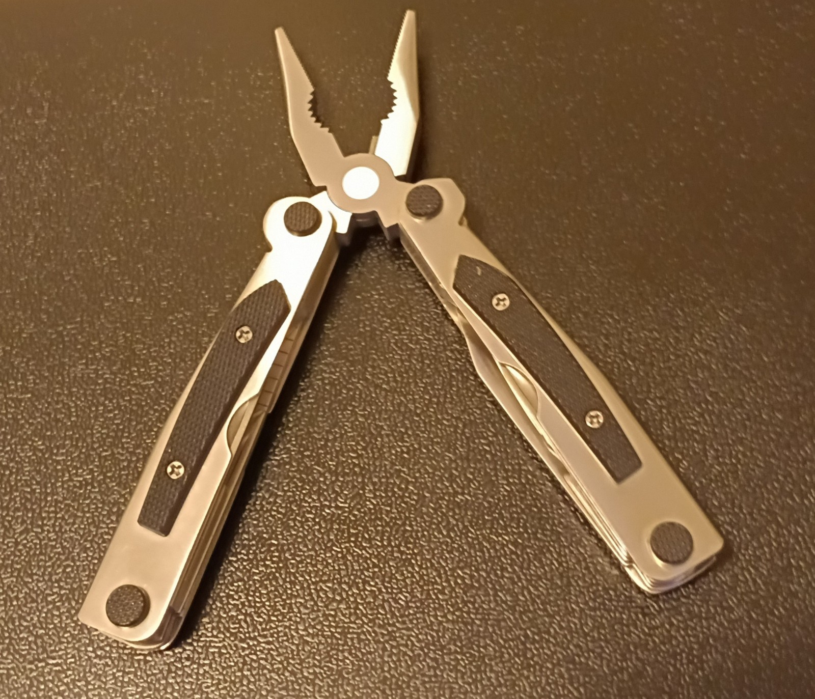 WINCHESTER MULTI TOOL (Stainless Steel With Black Canvas Belt Case) 10 Tools