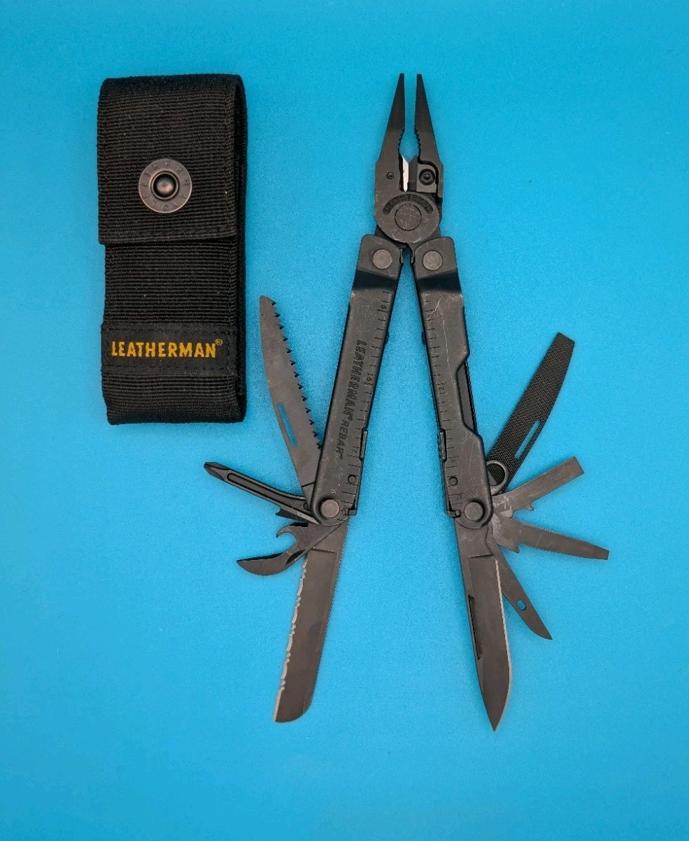 Leatherman Rebar Multi-Tool! BLACK OXIDE! WITH SHEATH!