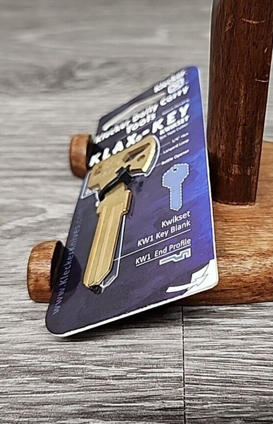 Key Blank Axe Men Multi Tool Outdoor Man Fits Kwikset KW1 Klecker Bottle Opener