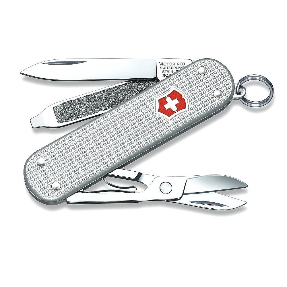 VICTORINOX SWISS ARMY KNIFE ALOX STAINLESS STEEL CLASSIC SD SMALL MINI METAL NEW