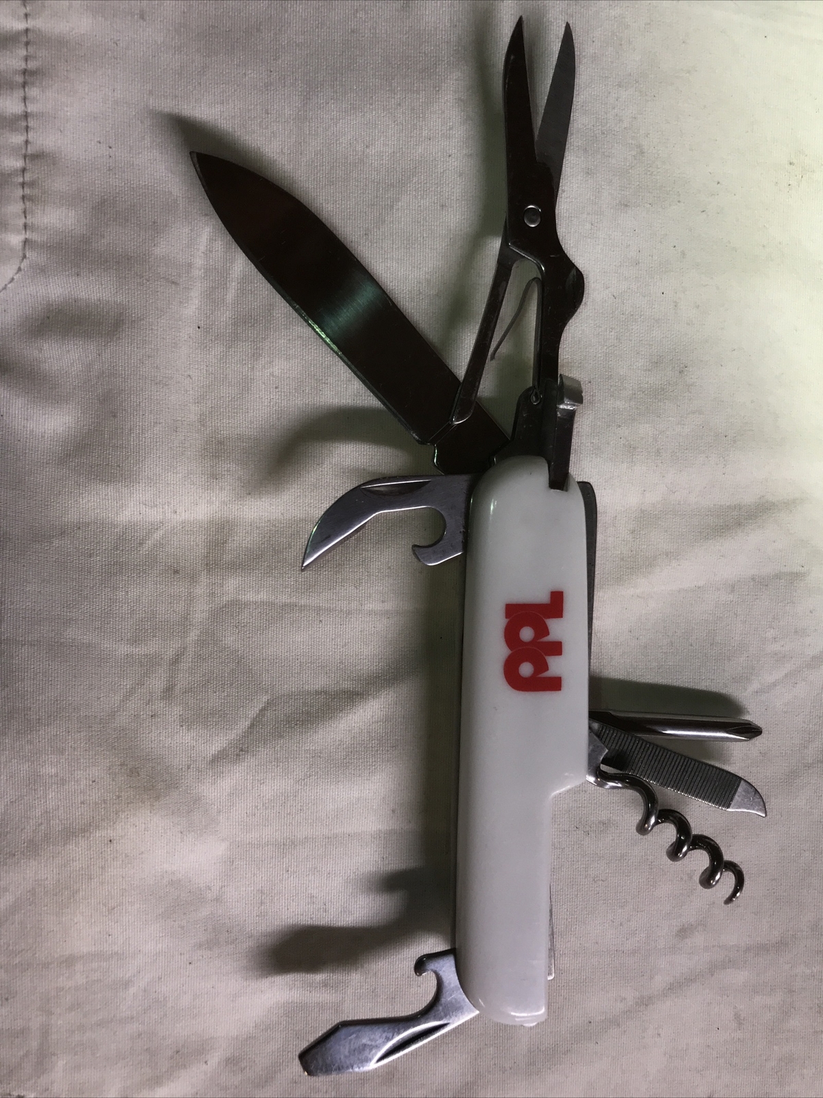 Barlow Stainless China Survival Pocket knife missing 1 Tweezer Exc Condition!!!!