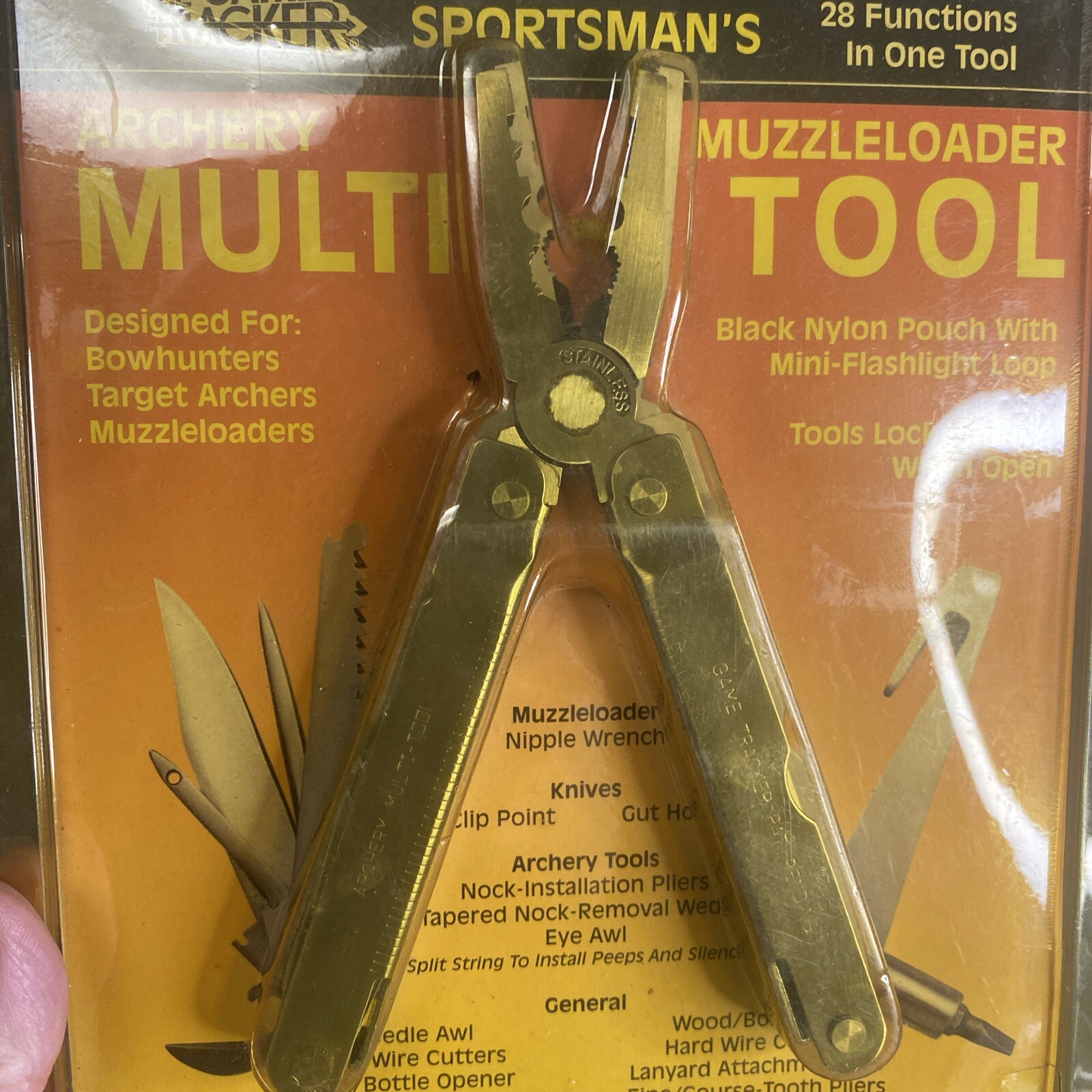 Game Tracker Sportsman’s Archery Muzzleloader Multi-Tool New In Package