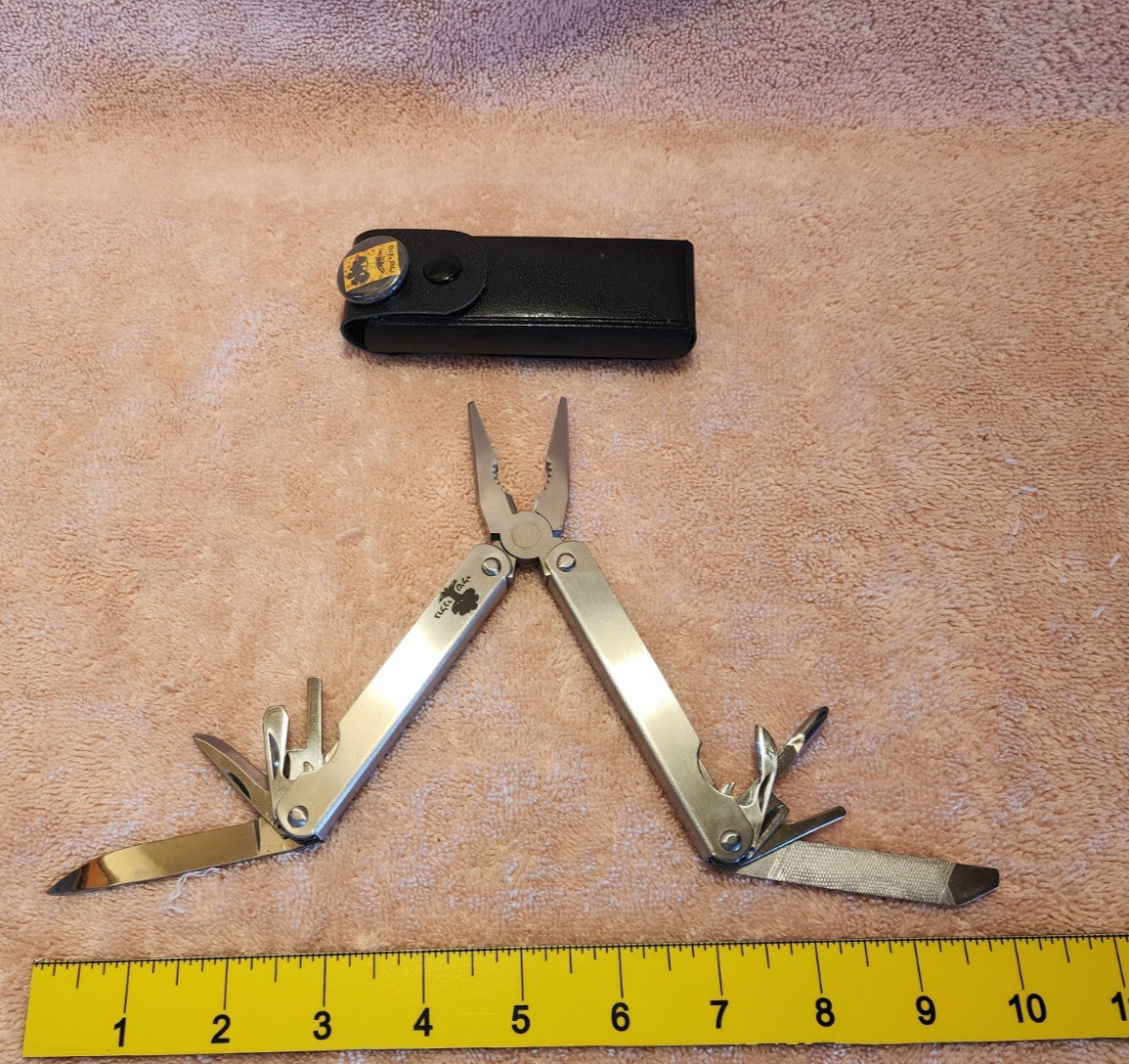Multi-Tool Pliers with Black Case 9 Tools