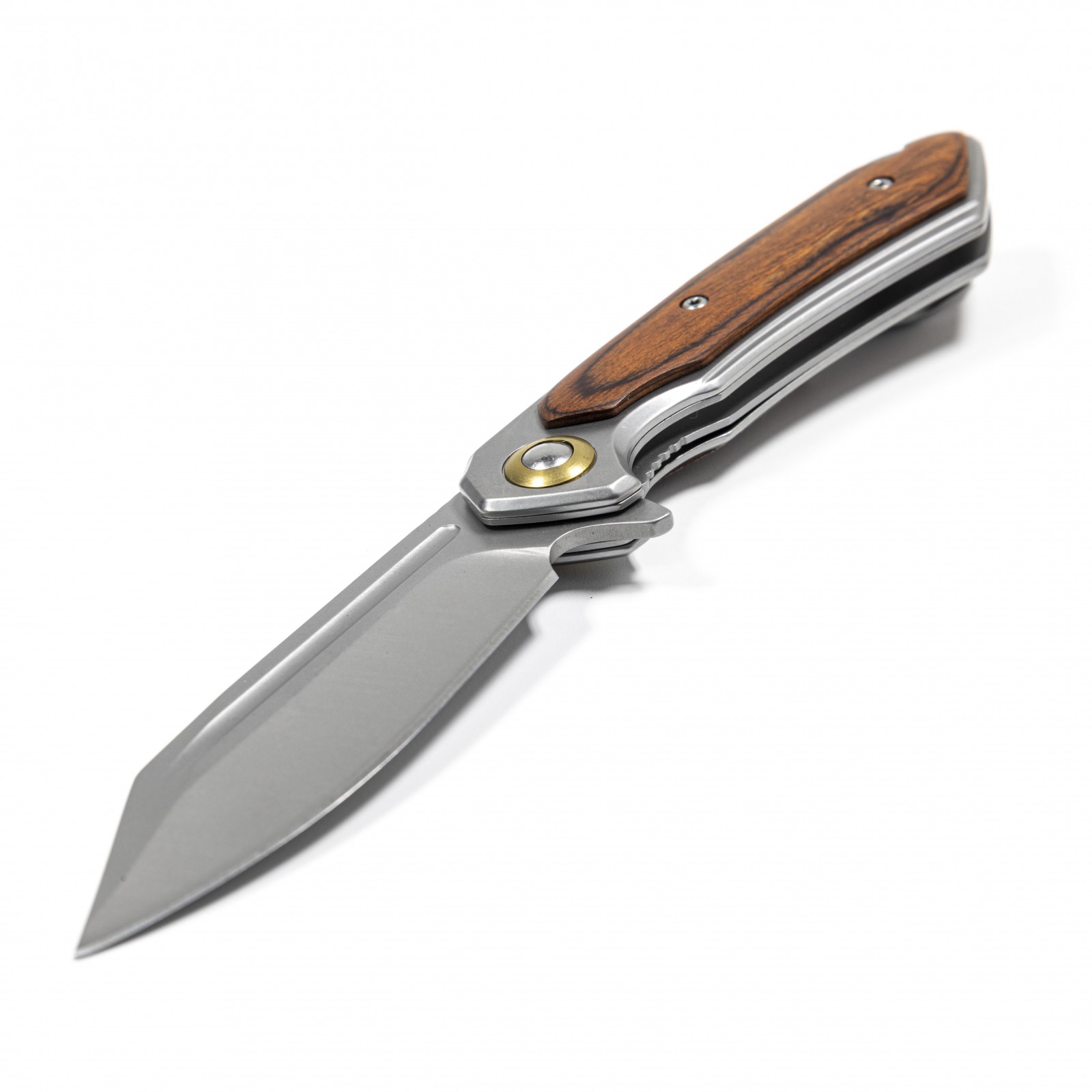 ASR Tactical Drop Point Blade Thumb Assist Pocket Knife Stainless Steel – Chrome