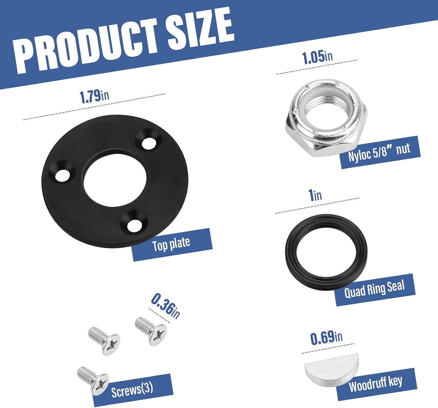 Hydraulic Helm Seal Service Kit HP6032 for Seastar HH5271, HH5272, HH5273, HH…
