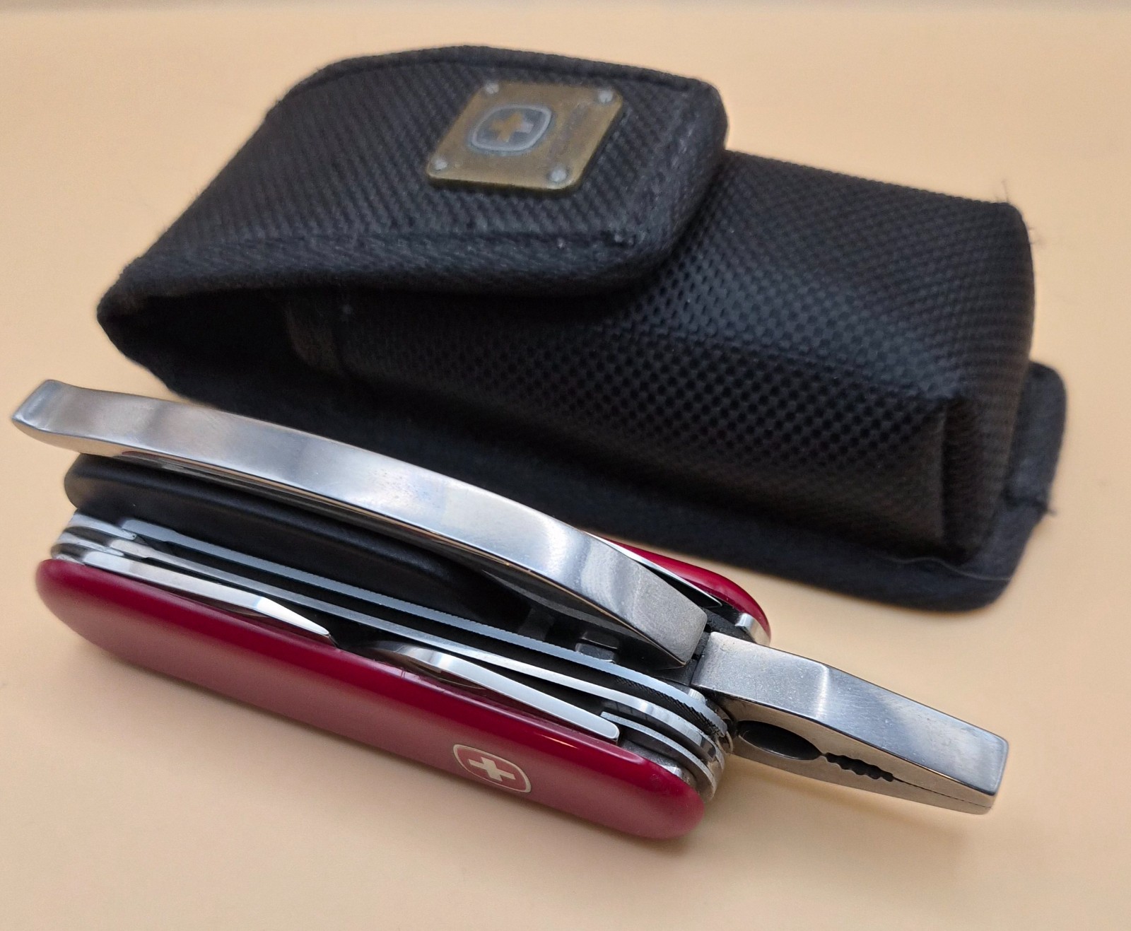 Wenger POCKET GRIP MINI GRIP Swiss Army Knife BLUNT-NOSE – Good Condition