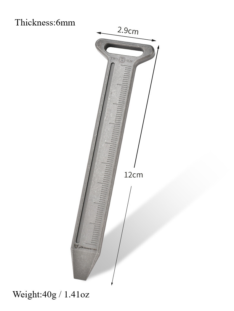 Titan Alloy Pocket Pry Bar Crowbar Portable Outdoor EDC Multi Tools