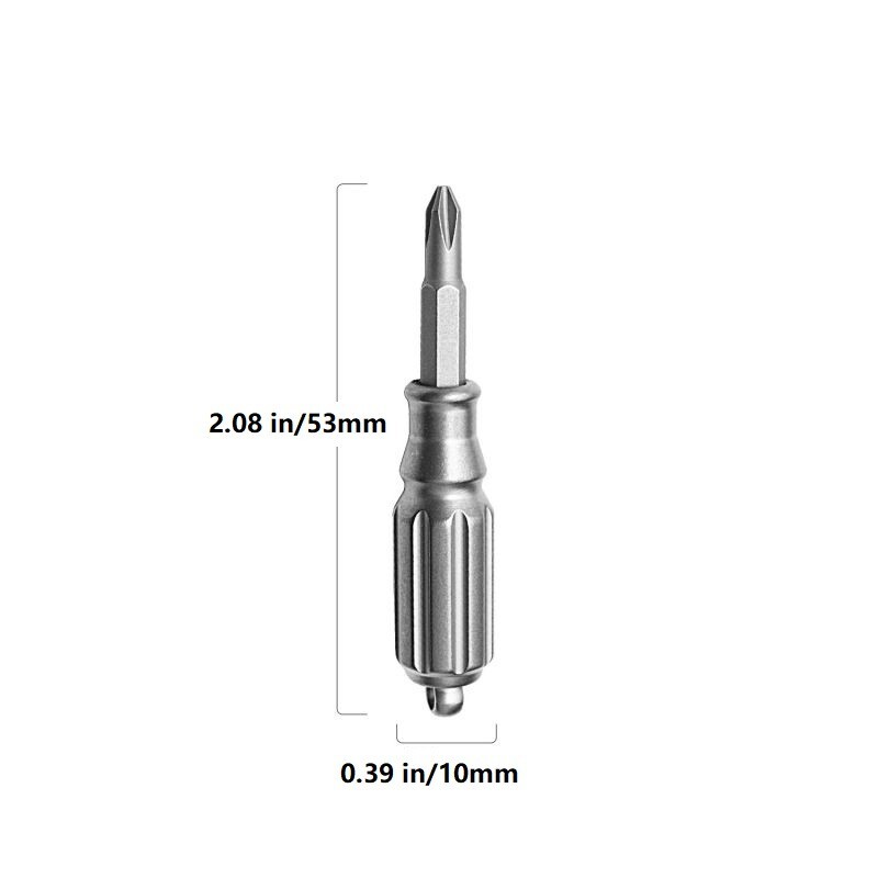 EDC Mini Titanium S2 Steel Screwdriver Portable Keychain Outdoor Pocket Tool