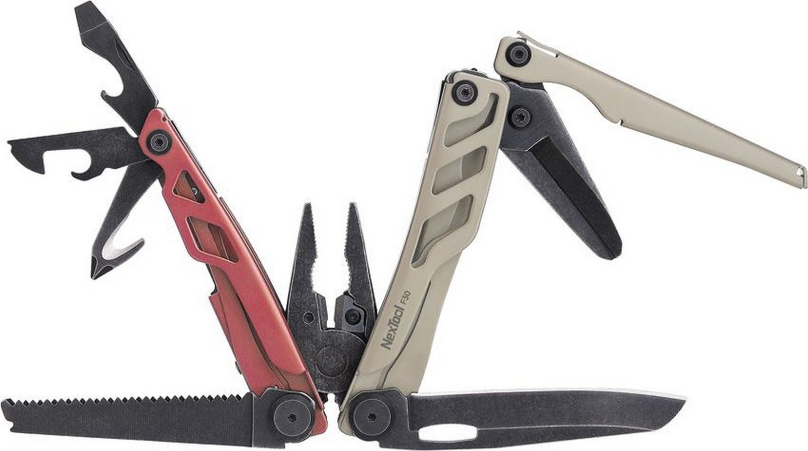 NexTool Flagship Pro Multi Tool Hazelnut And Coral Aluminum Handle – NE20203B