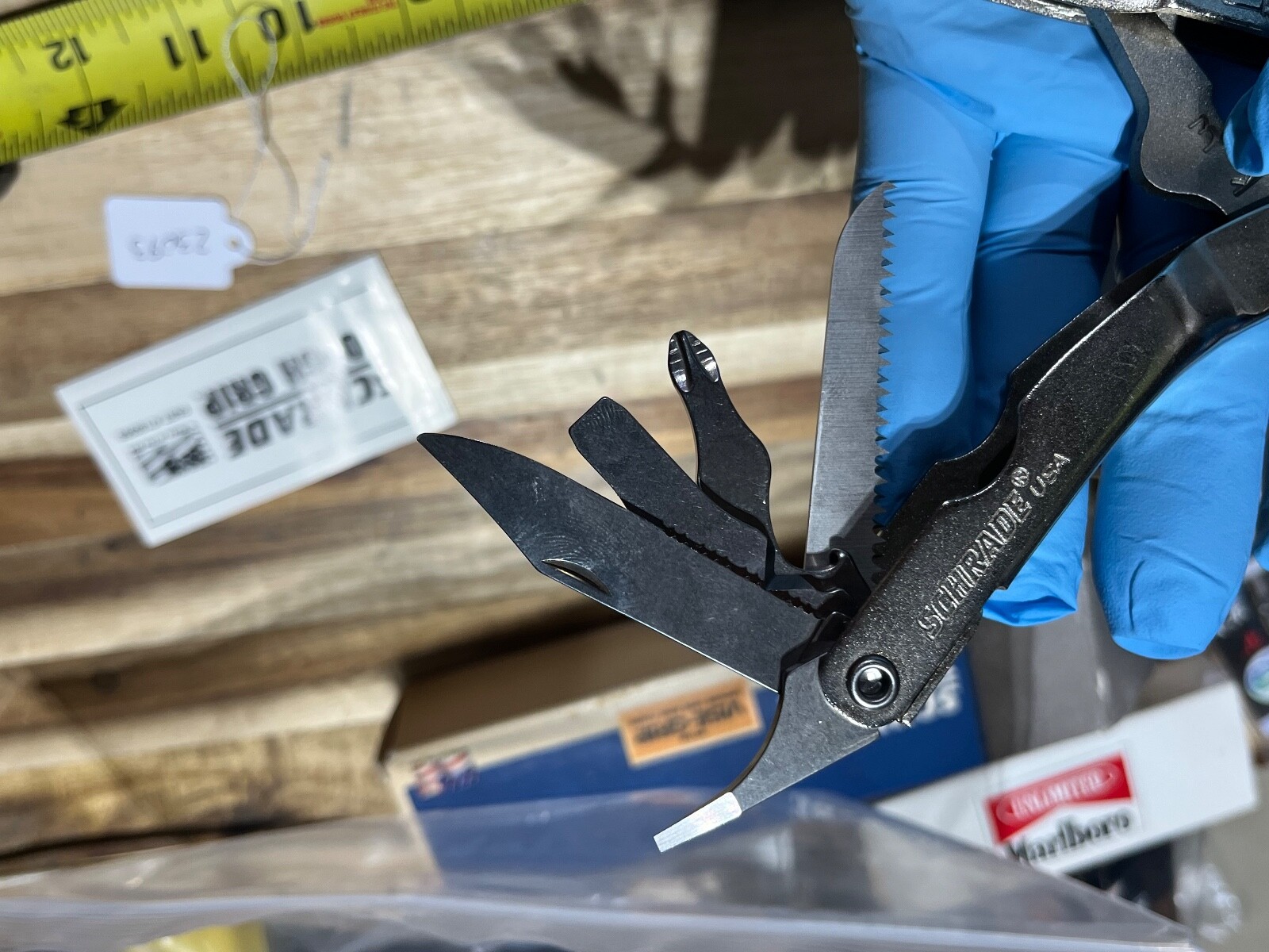 Schrade Vise Grip multi tool knife made in USA (23093)