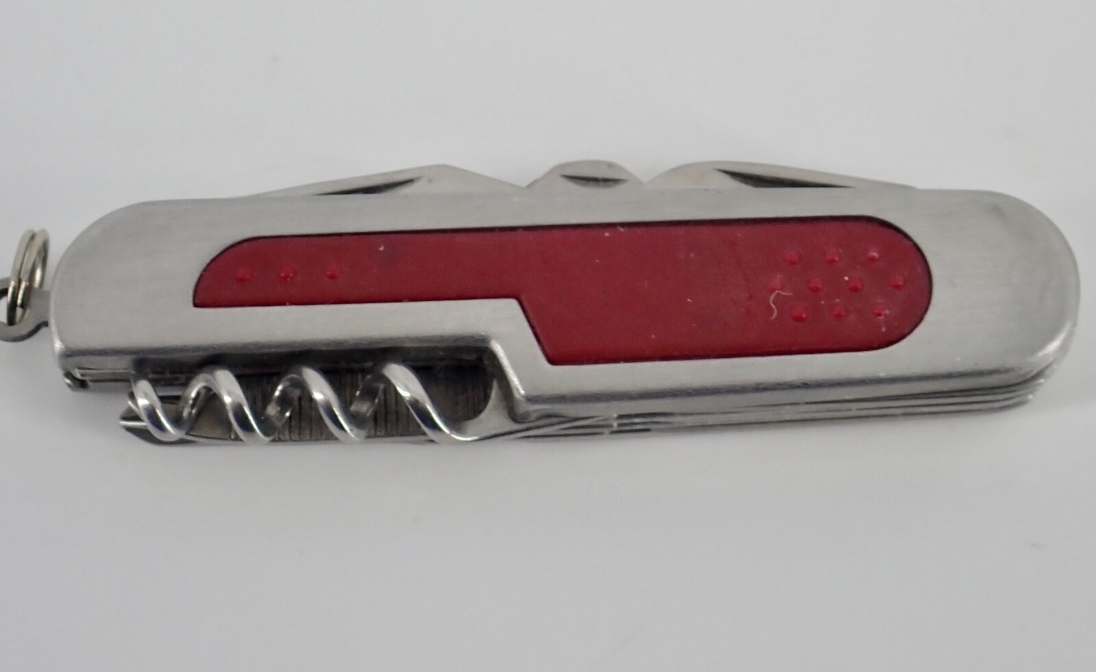 Brookstone Alltrade & Red Asst Set of 3 Pocket Knives Multi Function Tools Light
