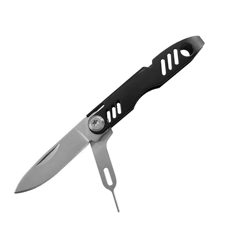 Keychain Pocket Multitool EDC Sim Card Opener Ejector bottle Knife Screwdriver