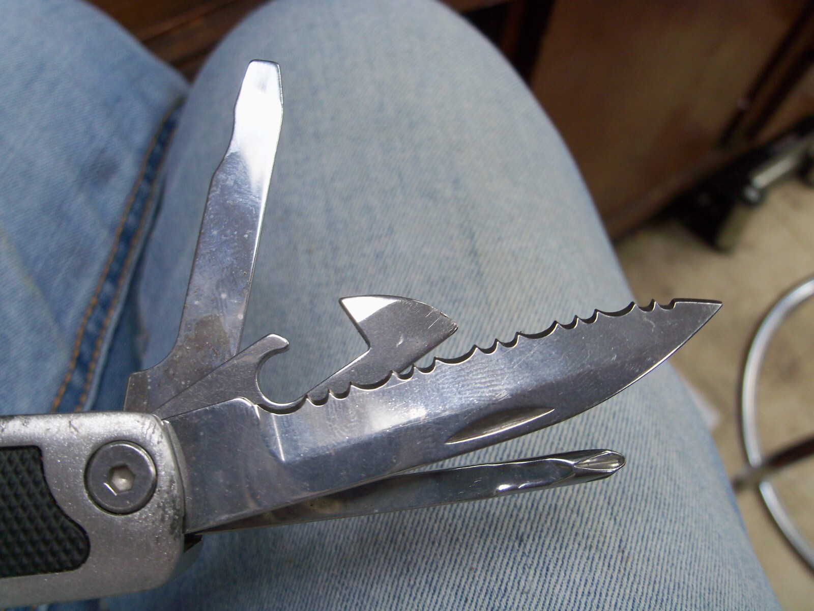 Ozark Trail Multi Tool Outdoor Equipment includes Sheath