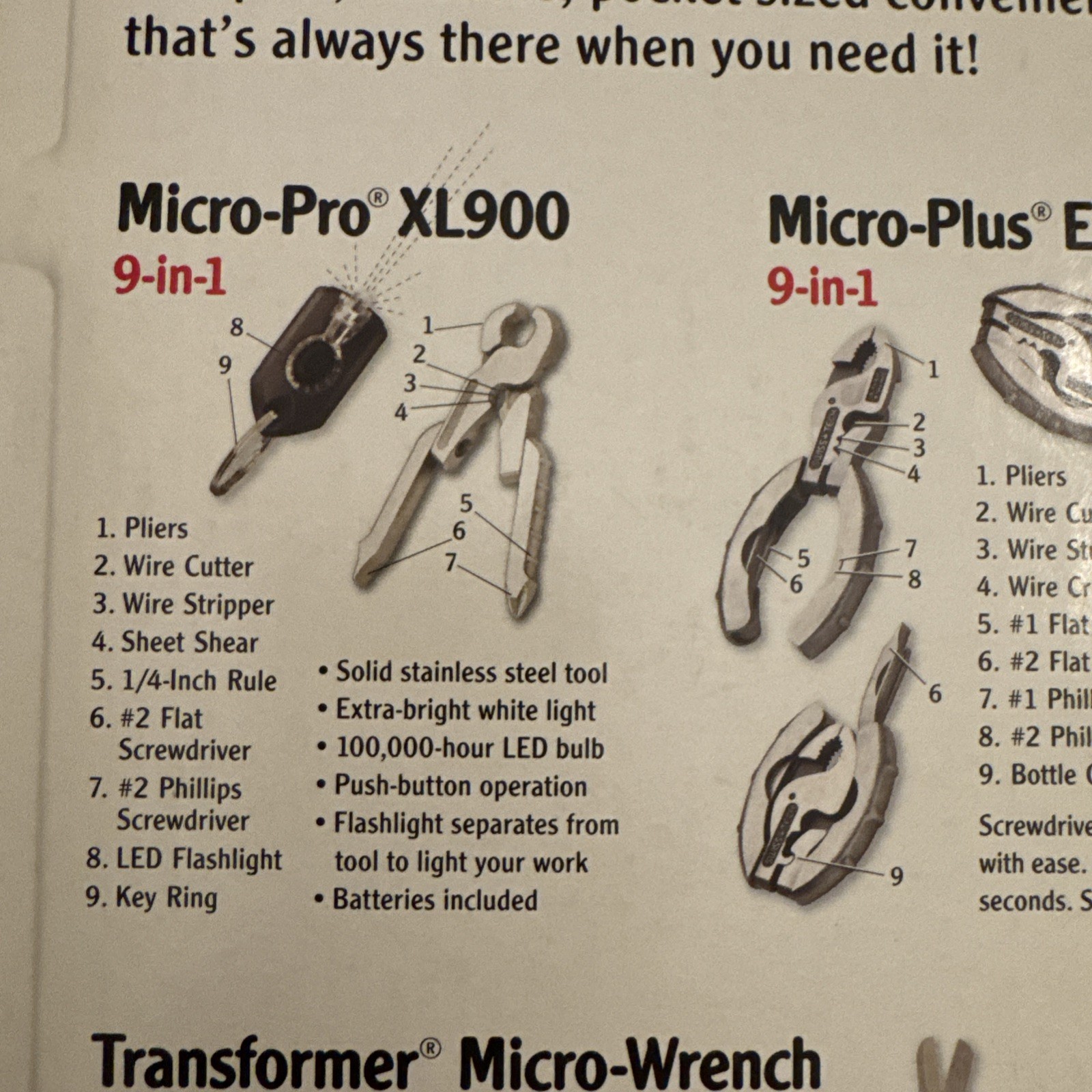 Swiss +Tech micro-tools Five Piece Set