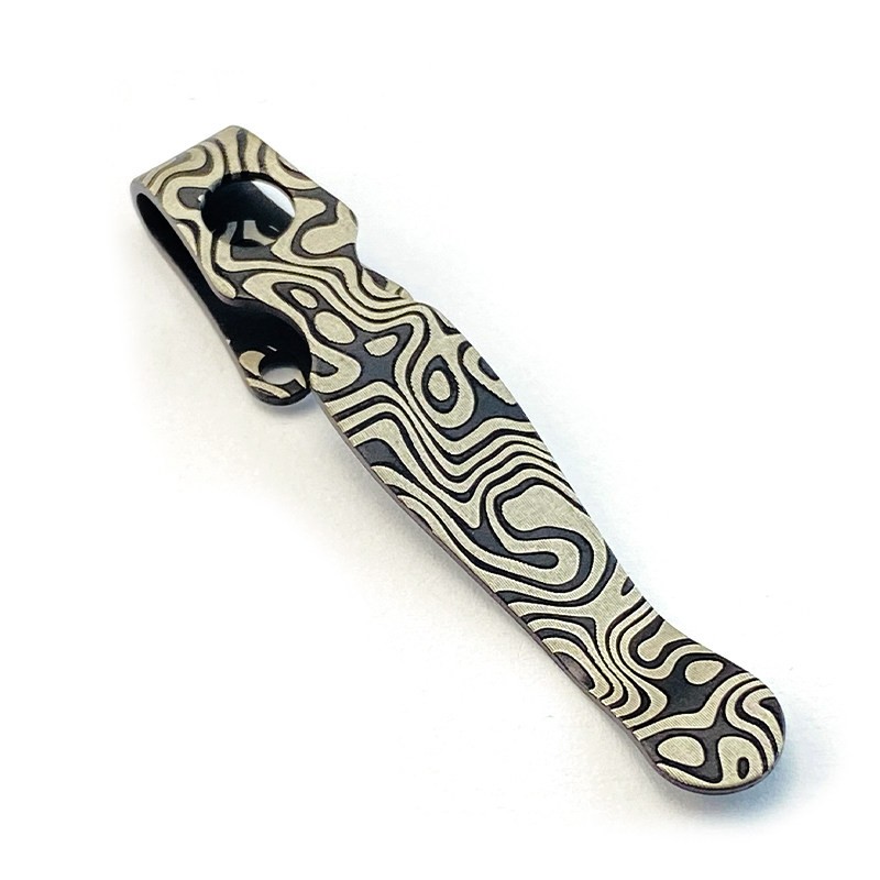1PC. TC4 Deep Carry Pocket Clip for Spyderco C229 Shaman 7 Colors