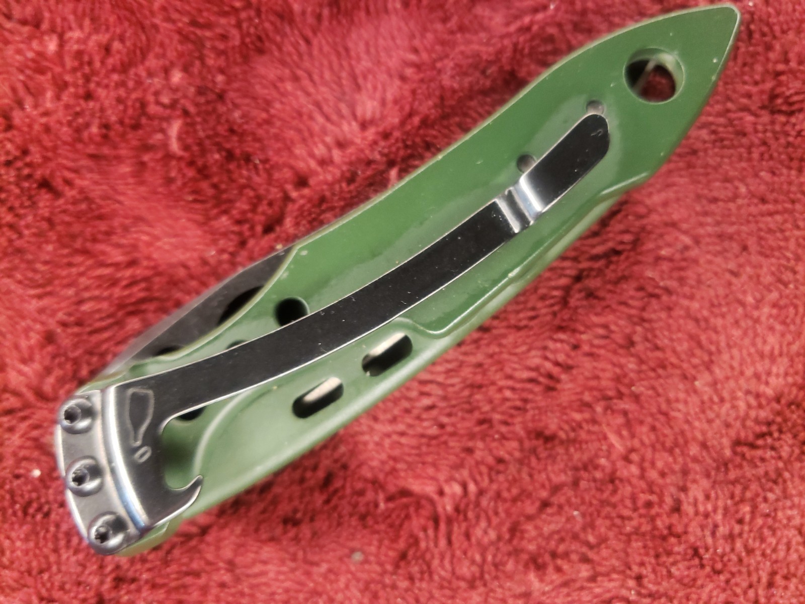 Leatherman Green Skeletool KB Pocket Knife w/ Bottle Opener