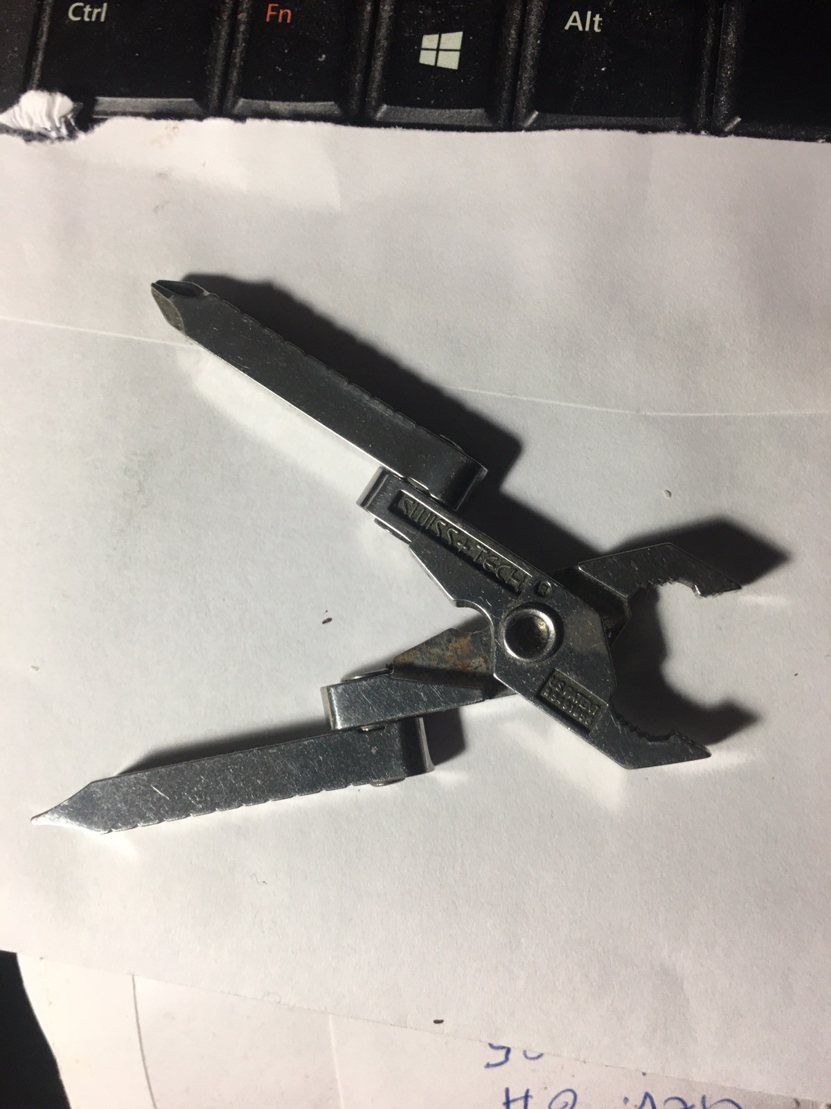 Swiss + Tech Micro-Tech 6-in-1 Multi Tool 1.75″ Folding Pliers Stainless Steel