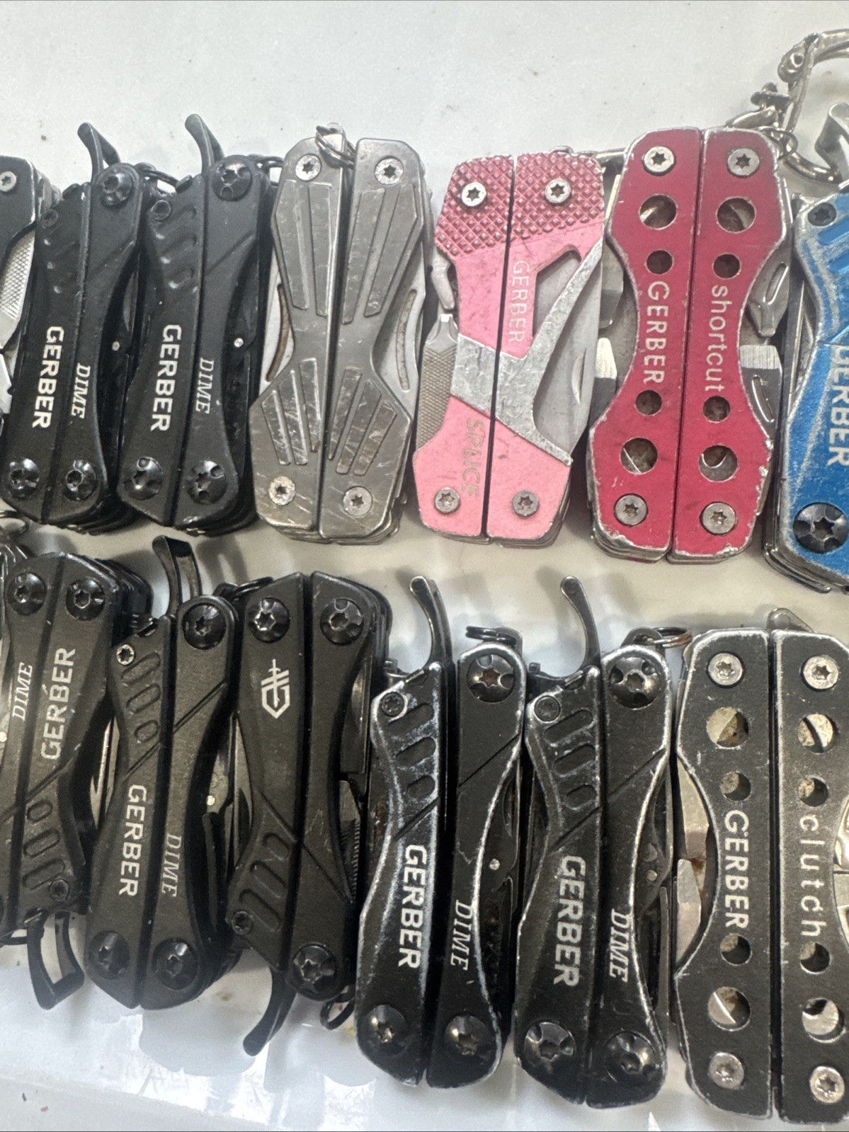 gerber multi tool Dime Clutch Assorted Closeout Jobber Lot 20 Pieces