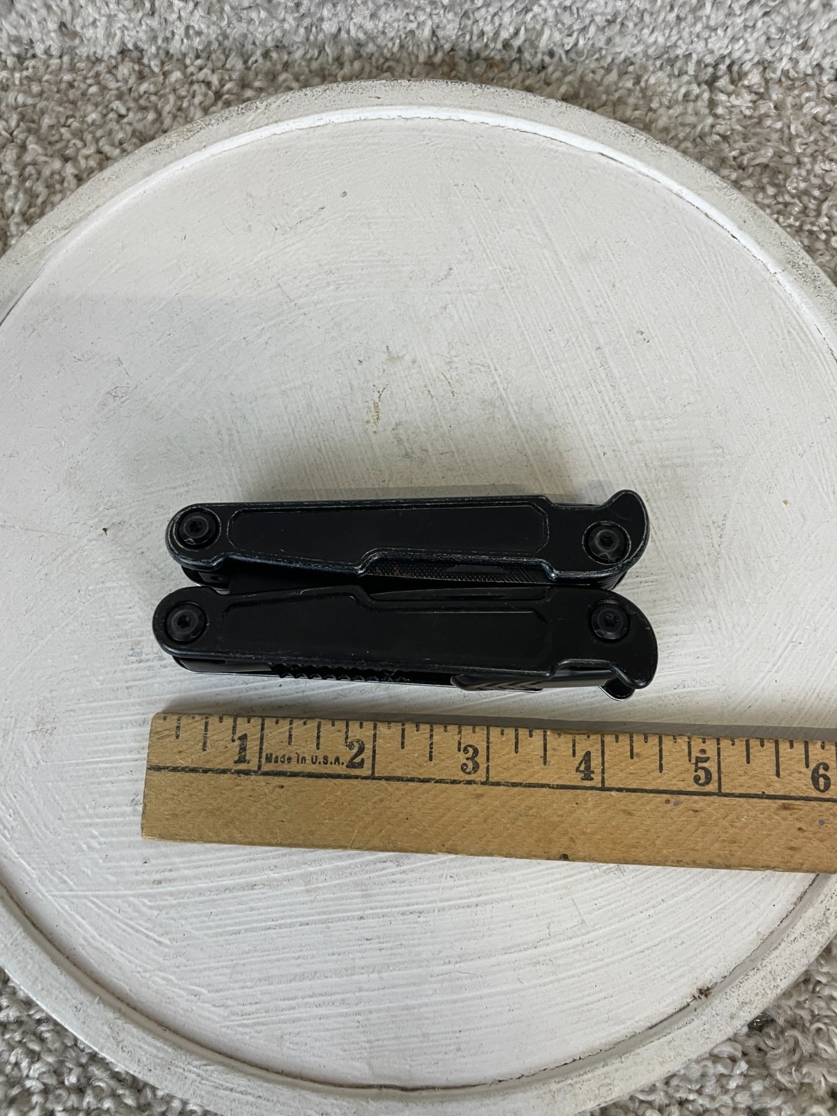 Hyper Tough Multitool Heavy Duty Stainless Steel Non Slip Grip Black