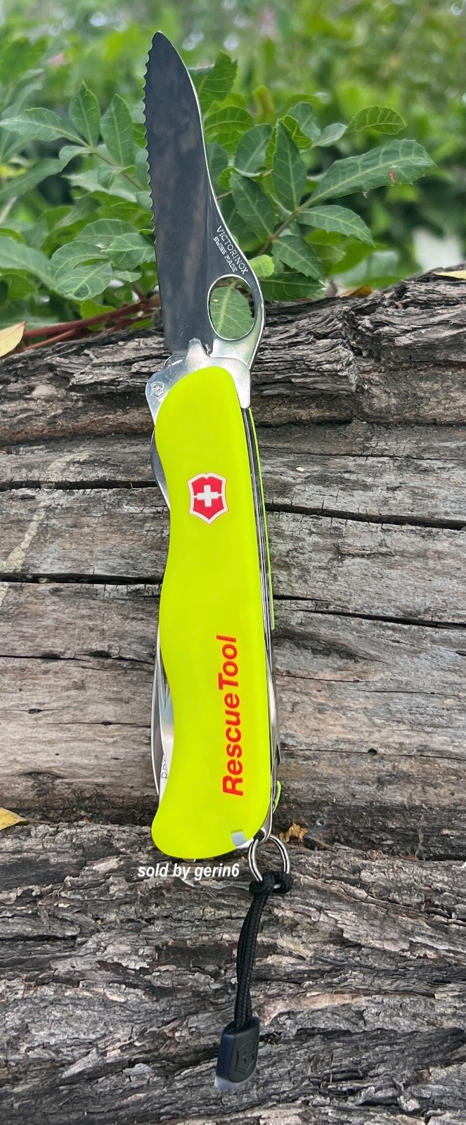 Victorinox Rescue Tool Glow In the Dark Yellow Swiss Army knife, 0.8623.MWN, NIB