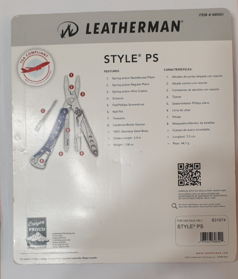 🔥🔥 2X Leatherman Style PS Red and Blue Set Retired New in Blister Very Rare