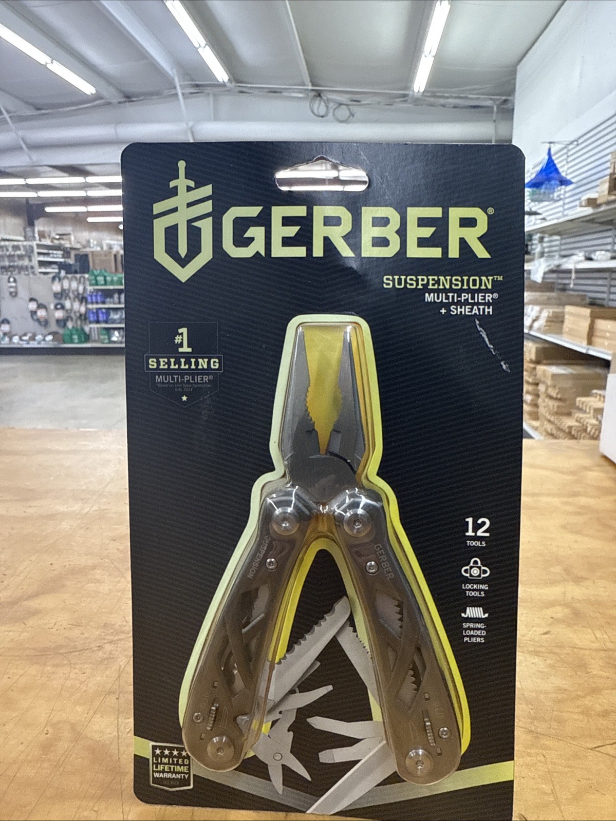 Gerber Suspension Gray 12 Function Multi-Plier Multi-Tool w/Sheath