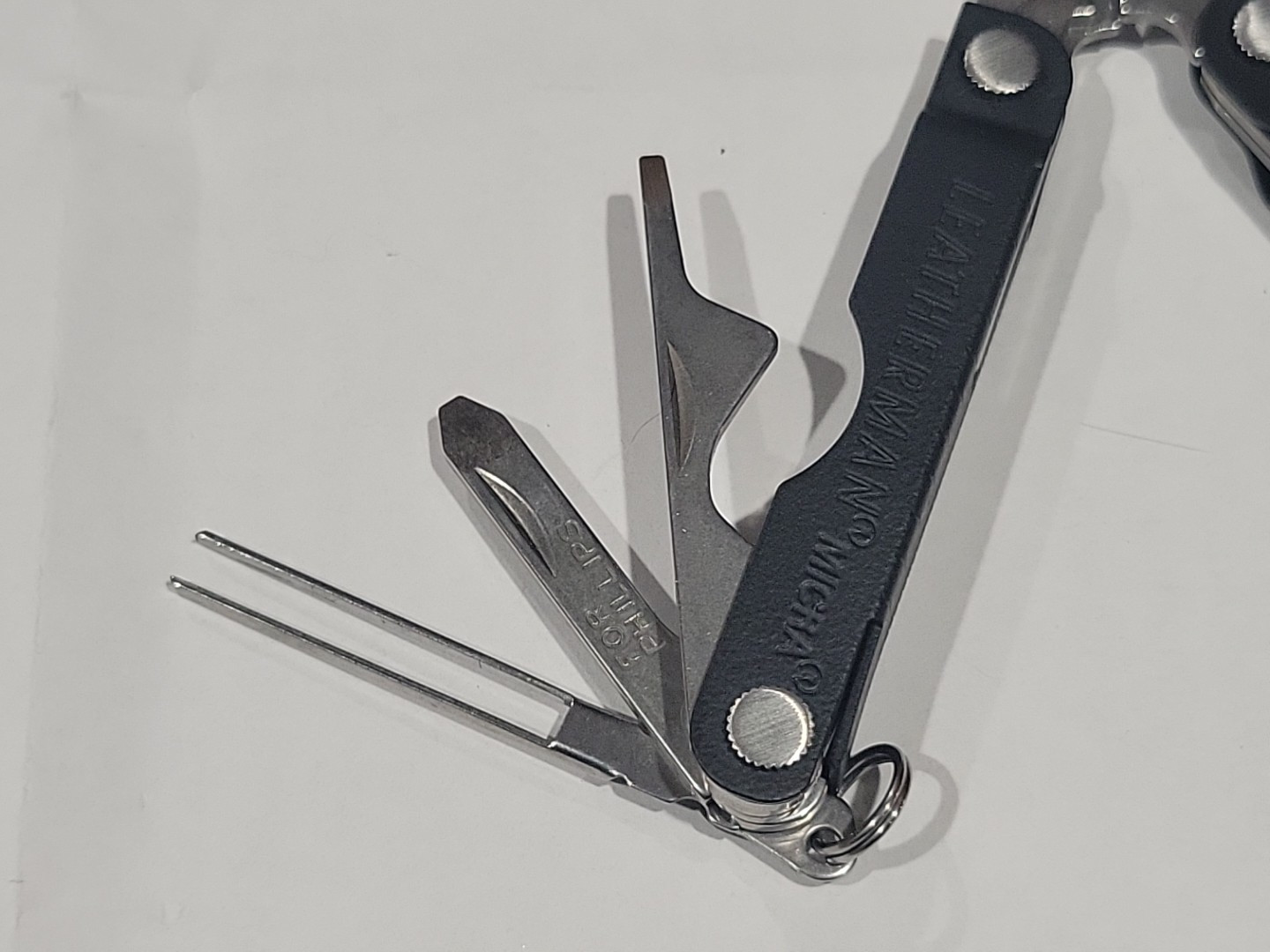 LEATHERMAN MICRA Black 10 TOOL Multi-Tool Knife Scissors + More WOW EXCELLENT