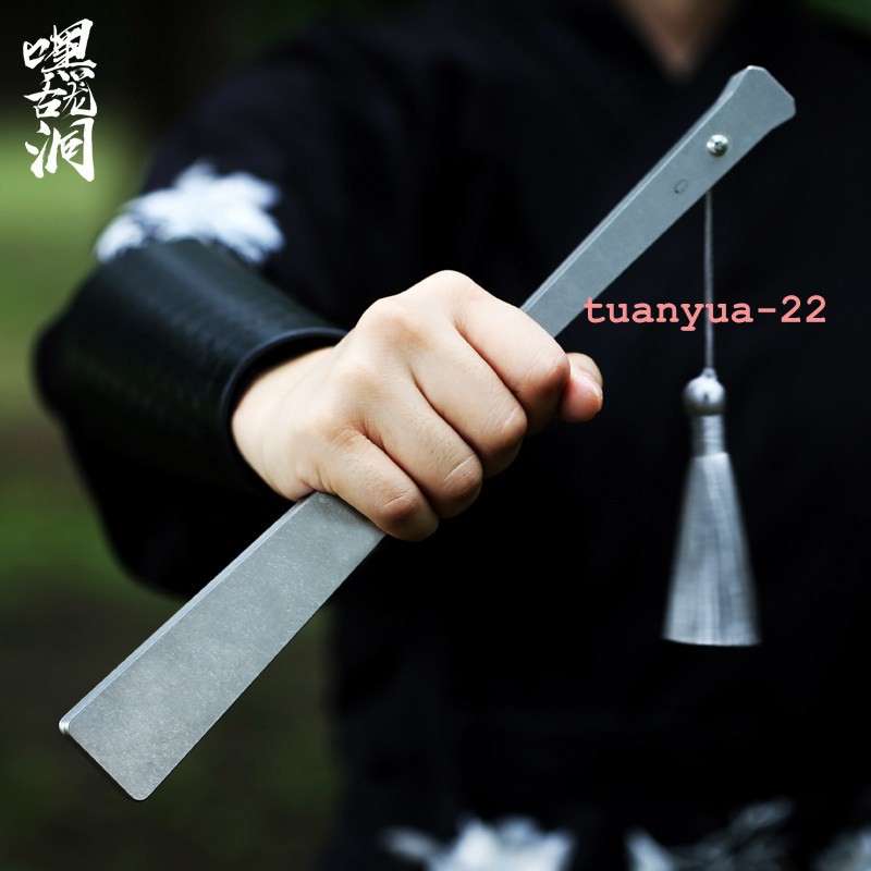 Portable Stainless Steel Metal Folding Fan Martial Art Kung Fu Tai Chi Fan Toy
