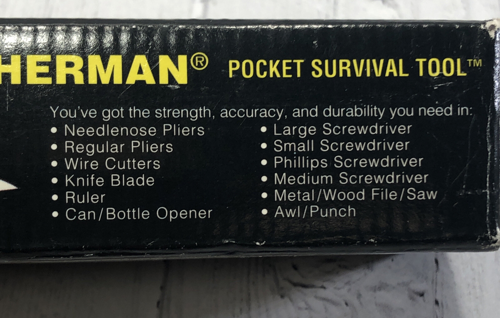 Vintage Leatherman Pocket Survival Tool 1995 The Original MultiTool New NIB