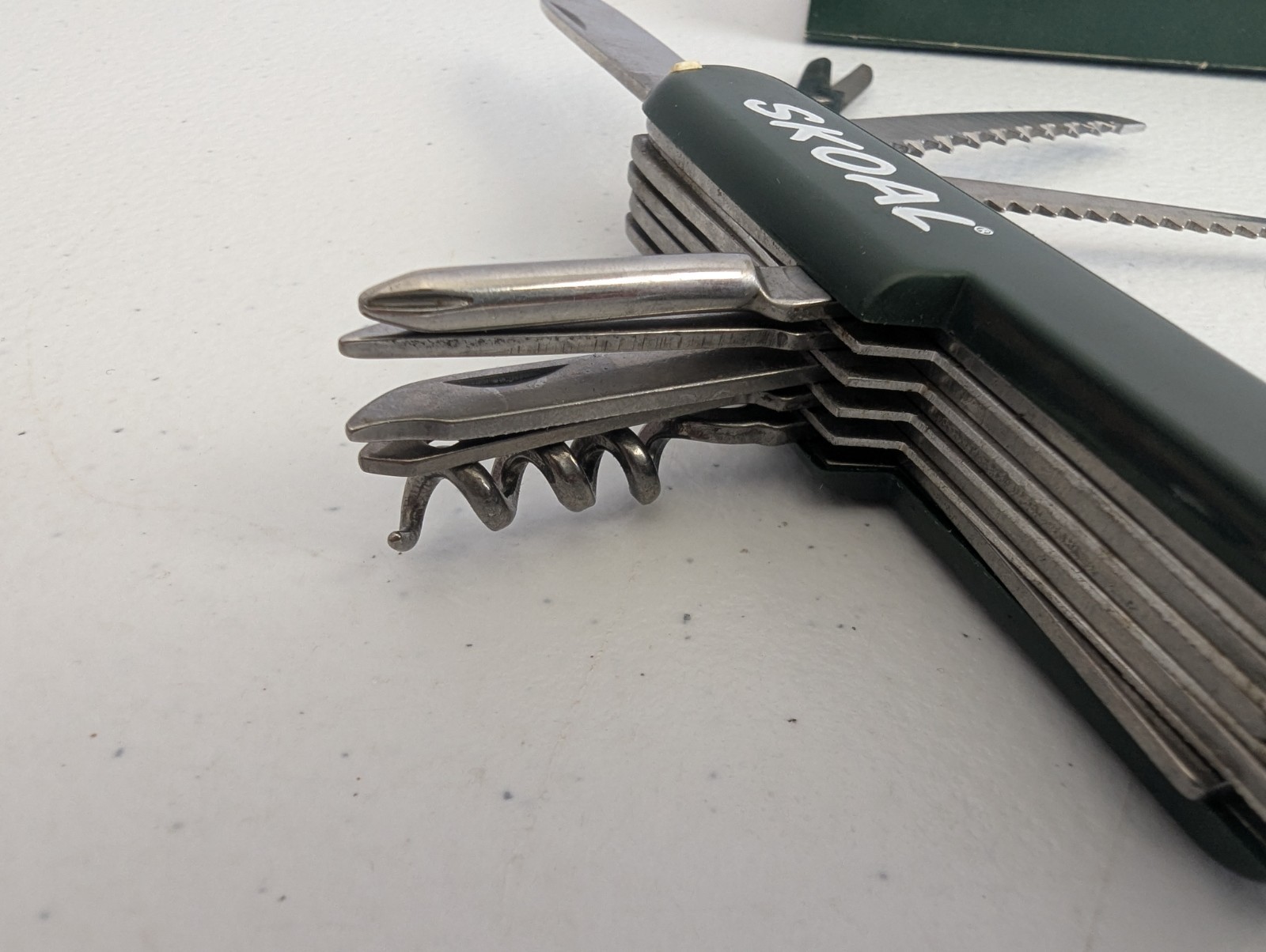 Vintage SKOAL Multi-Tool Chew Tobacco Promotional Swiss Style Army Utility Knife