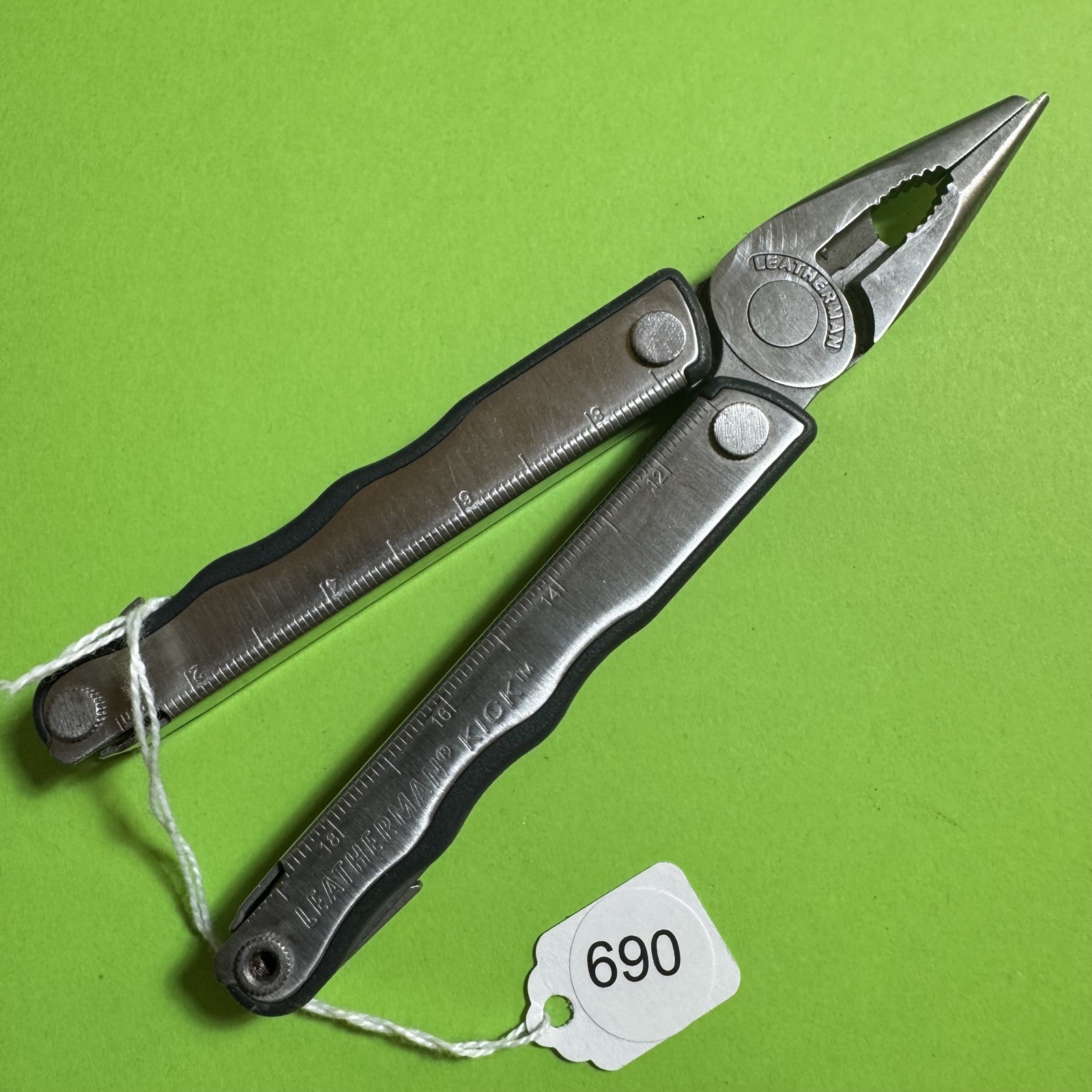 Leatherman Kick Plier Multi Tool Multifunction Pocket Knife Stainless EDC #690