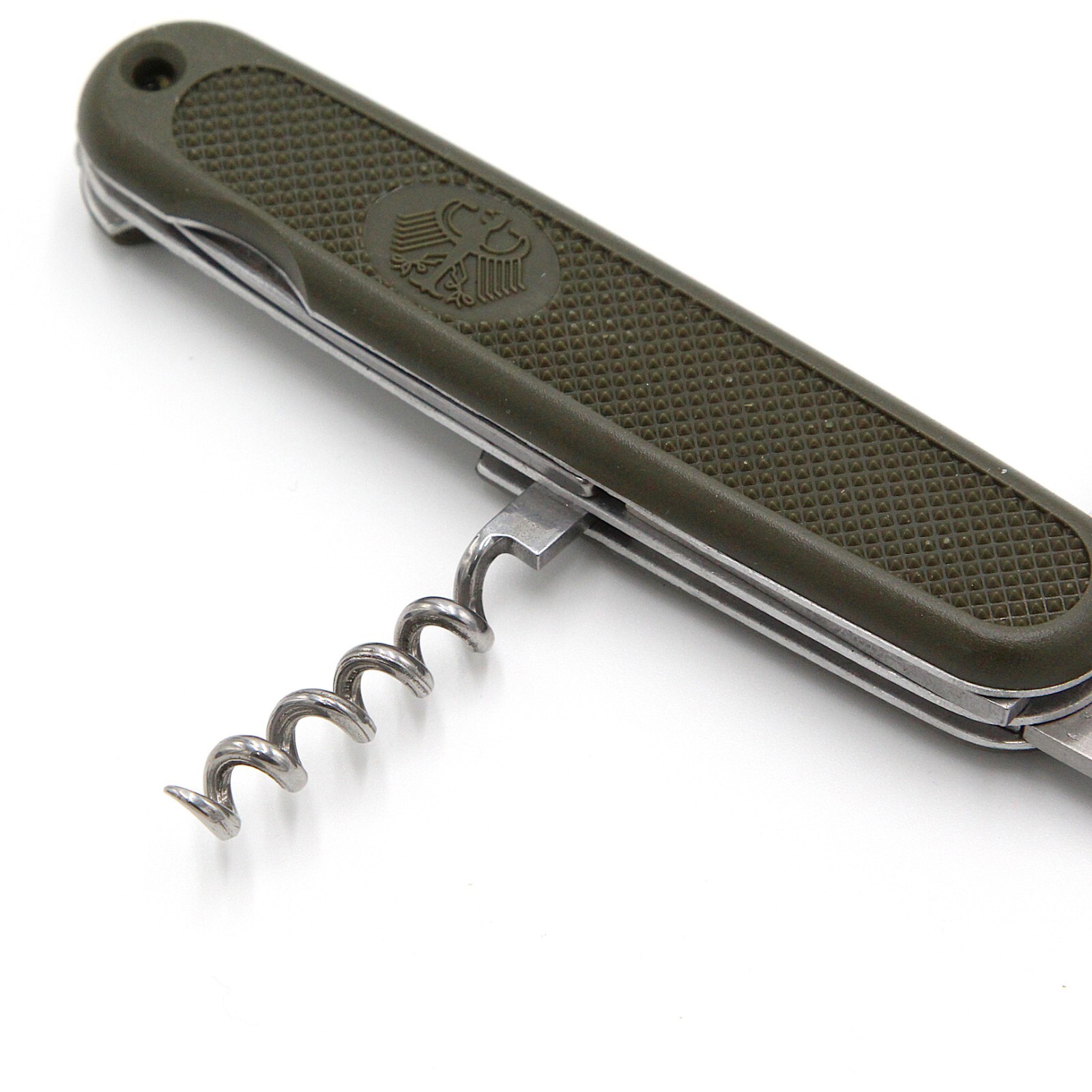 Military Bundeswehr 4 1/8″ Stainless GRN Multitool OD green Folding Knife 212
