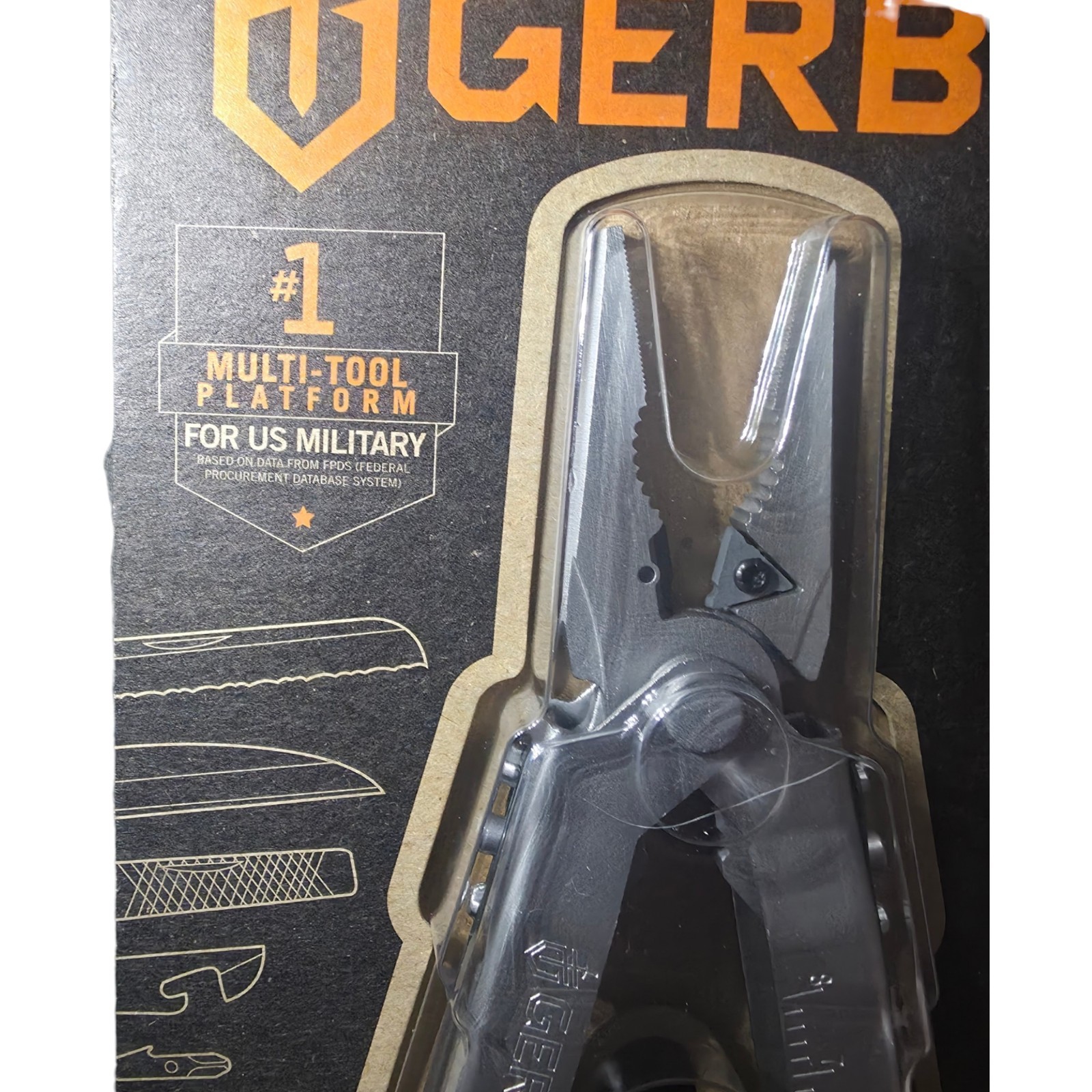 Gerber Gear Multi-Plier 600 Blunt Nose Multitool with 14 Tools – Includes Knife