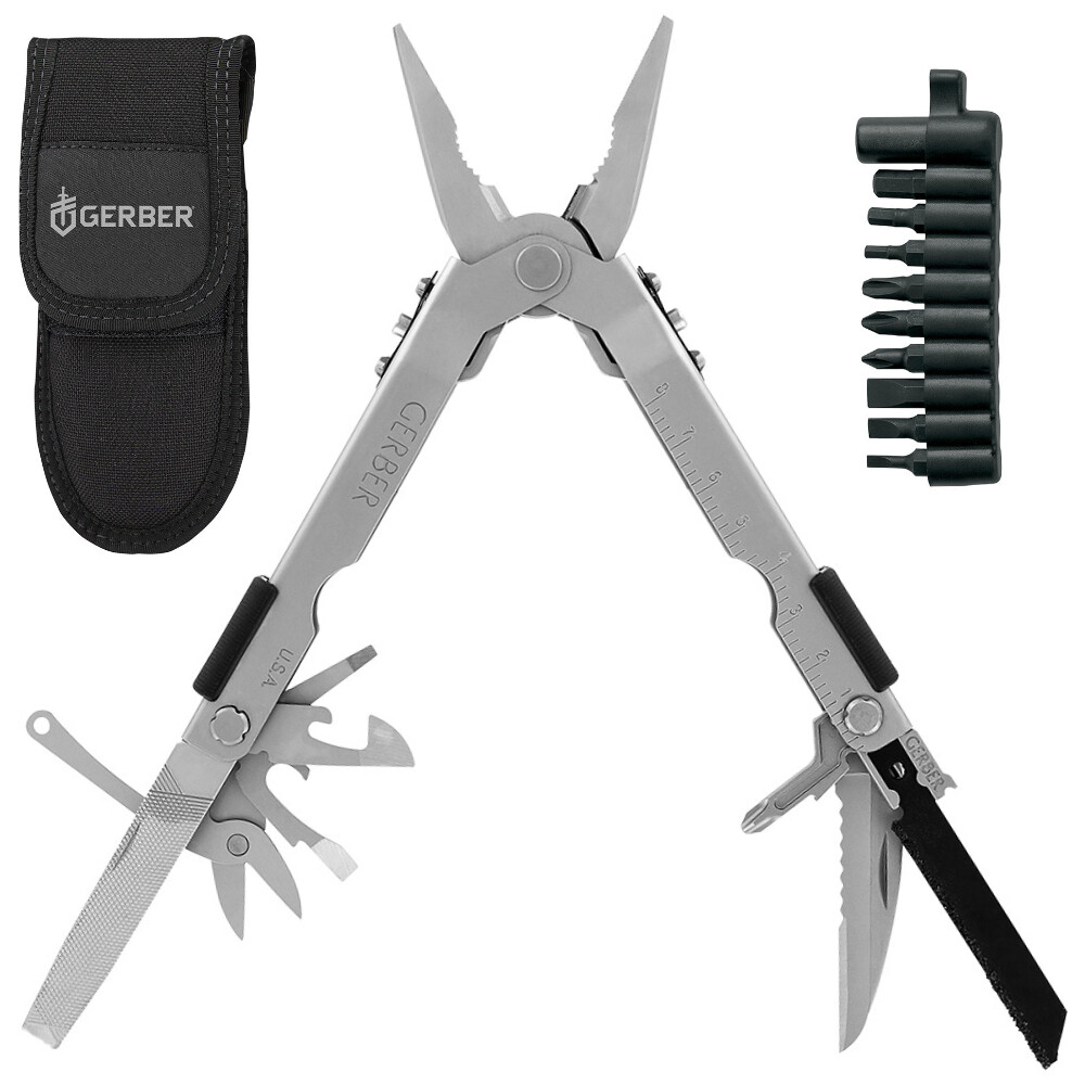 Gerber MP600 Pro Scout Multi Tool Needlenose W/ Tool Kit & Sheath | Stainless 07