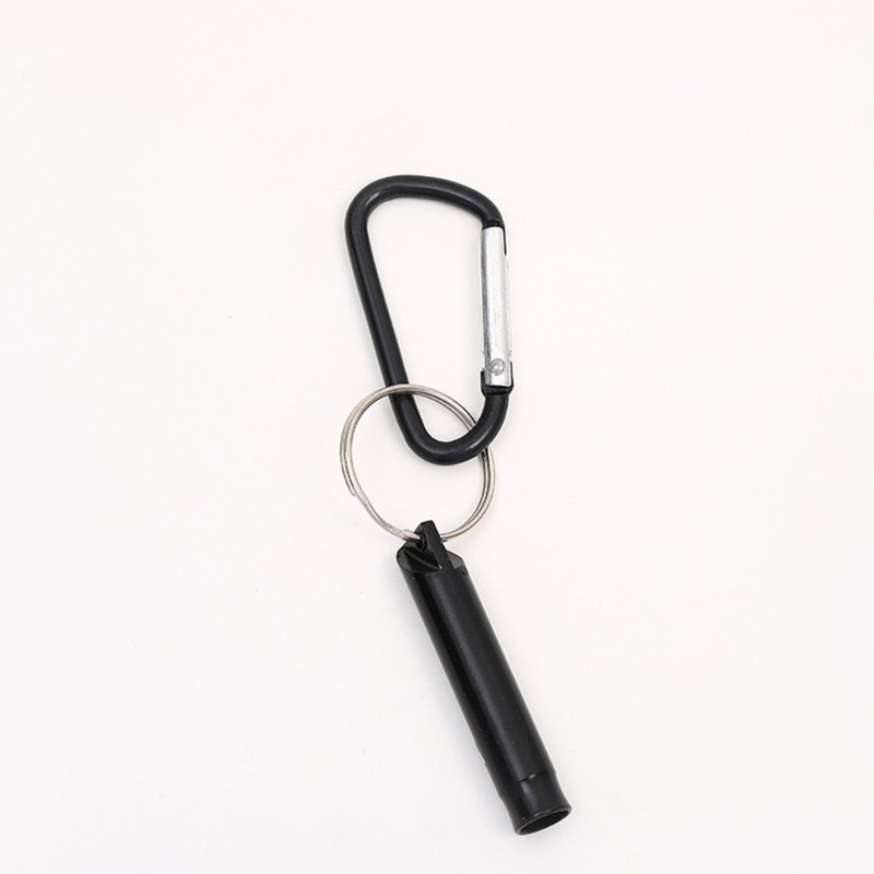 Compacts Survival Whistle With Carabiner Light weight For Backpacks Safety