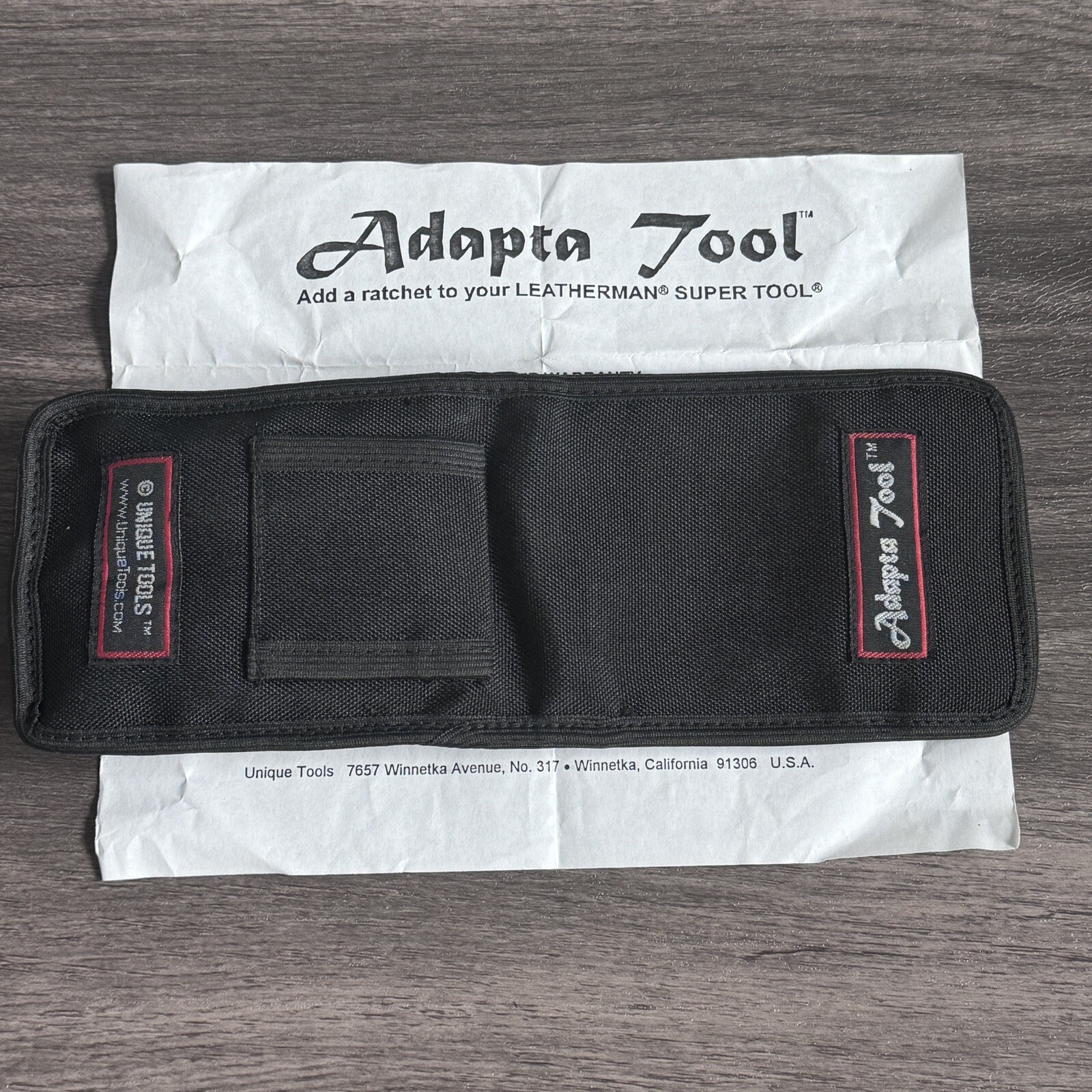 ADAPTA TOOL kit for Leatherman Original Super Tool Multitool, Nylon Sheath, Bits