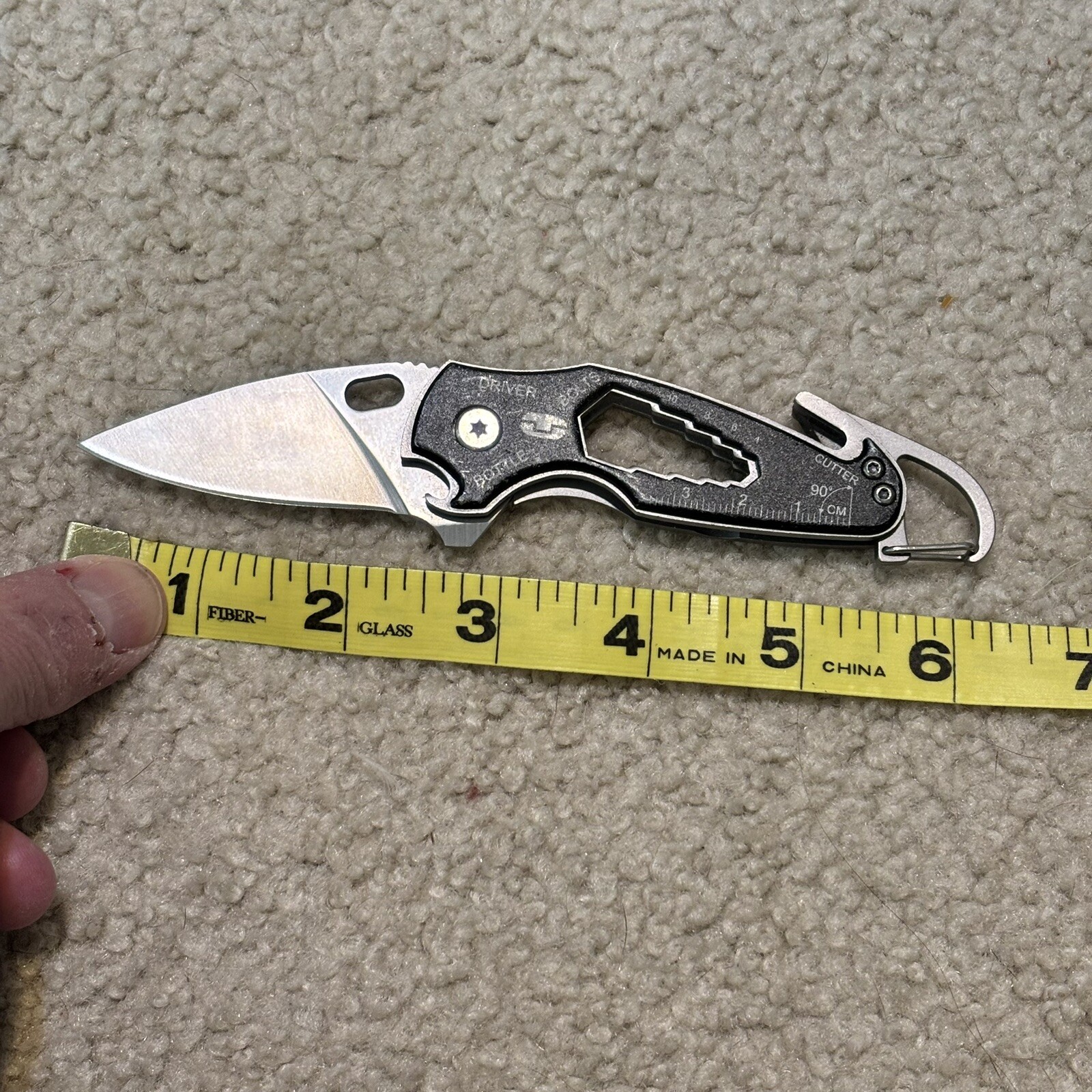 True Utility Smart Knife Pocket Knife 7-in-1 Muilti-tool