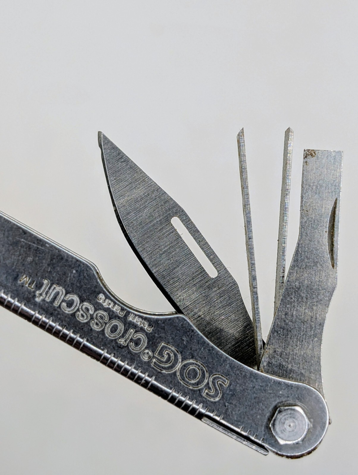 SOG CrossCut Stainless 9-In-1 Multi-Tool with Compound Leverage Scissors Retired