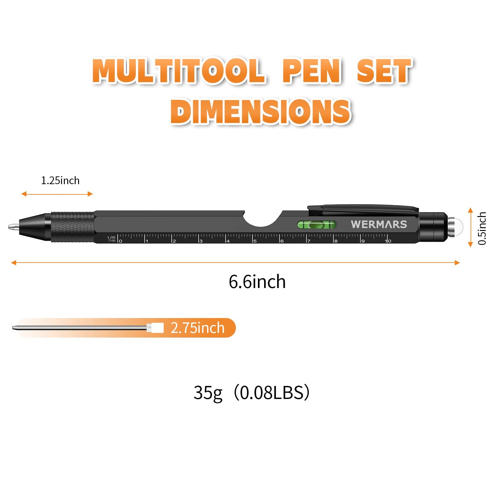Stocking Stuffers for Men Gifts,Gifts for Men, 9 in 1 Multitool Pen, Christma…
