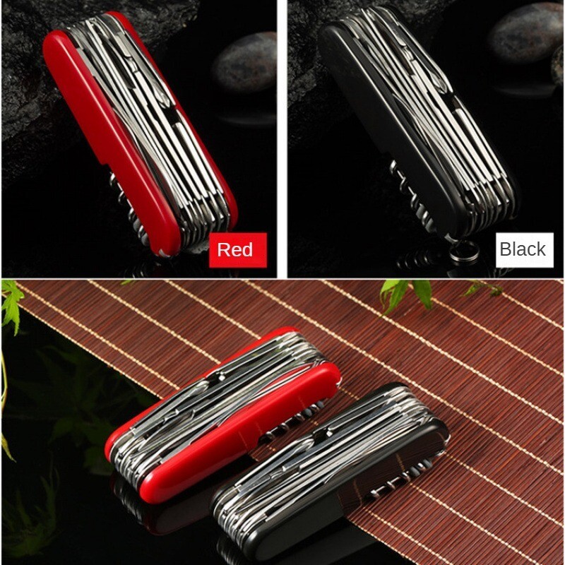 Portable Pocket Outdoor Camping Multi-Purpose Tool Knife Function Knife US