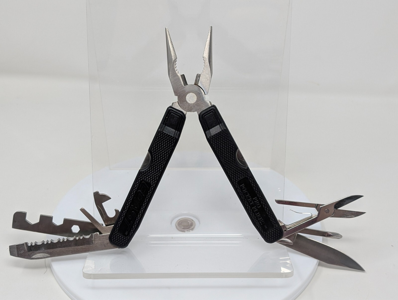 Vintage Coast Pro Pocket Pliers Multi Tool knife screwdriver w/ Pouch CLEAN
