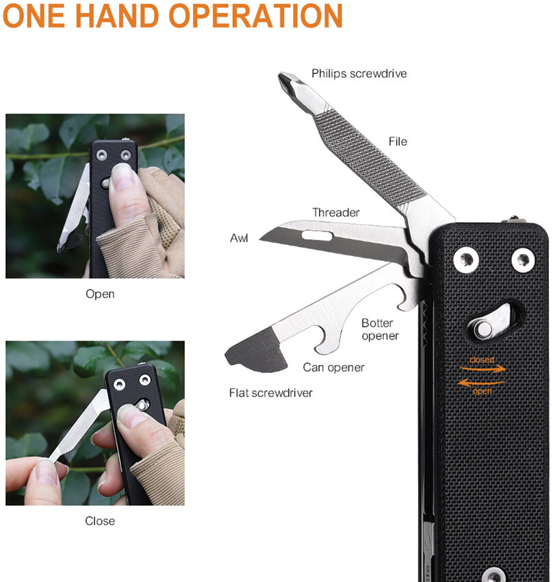 New ROXON KS2 13 in 1 Multitool Scissors KS2E