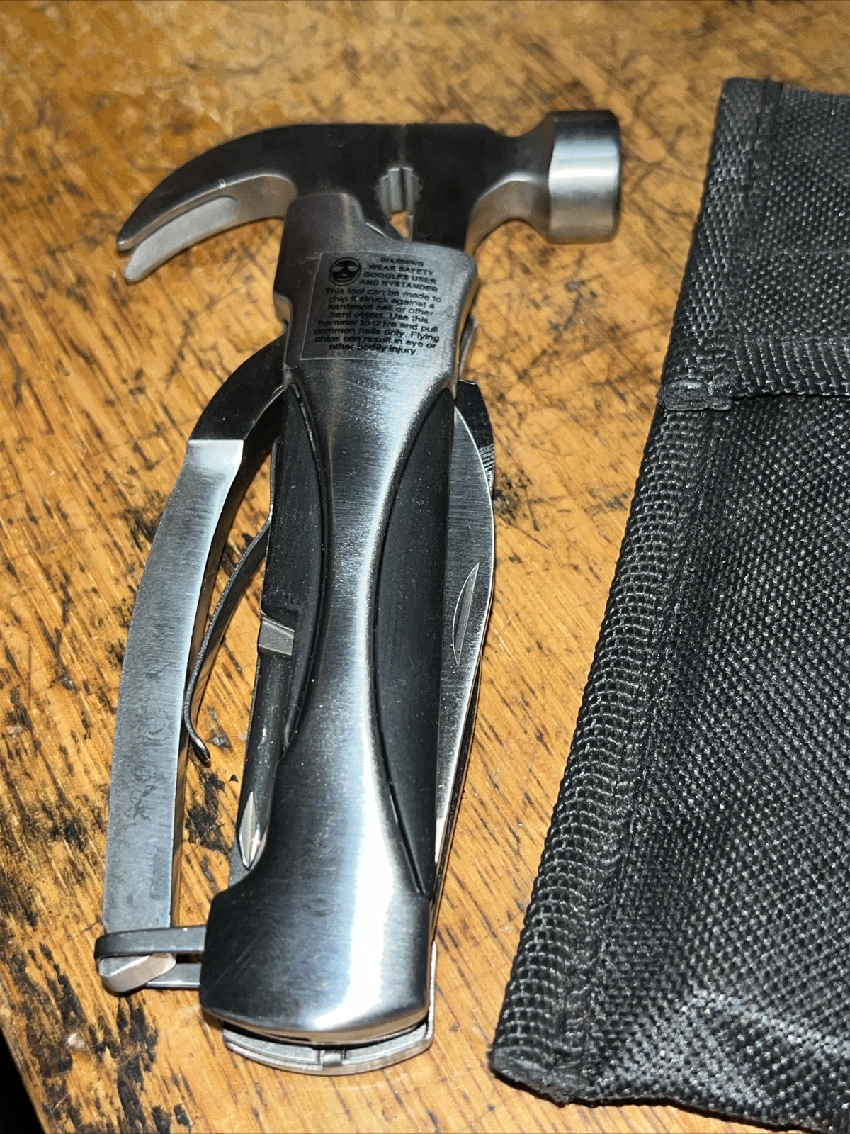 Multifunctional Pliers Multitool Claw Hammer Stainless Steel Tool With Nylon She