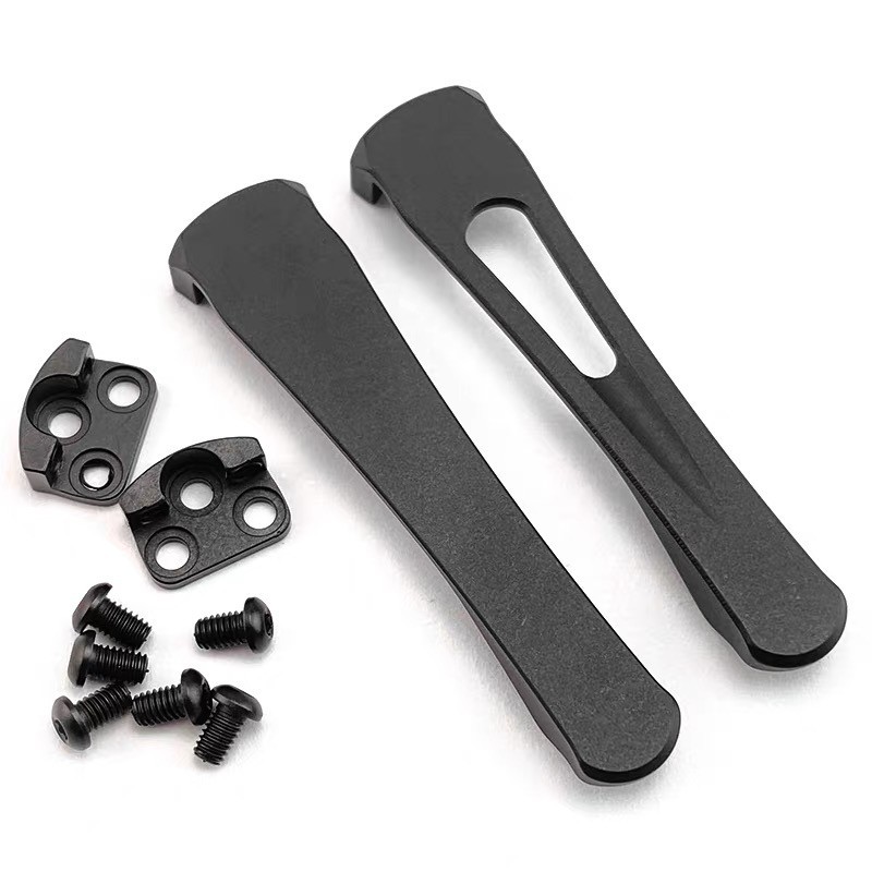 Titanium Pocket Clip for Spyderco C81 / C223 Knife Replacement Clip
