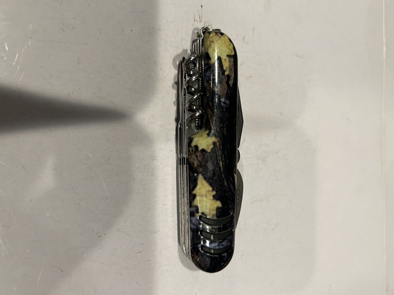Multi Tool SAK Camo Plastic Handle Scissors Corkscrew