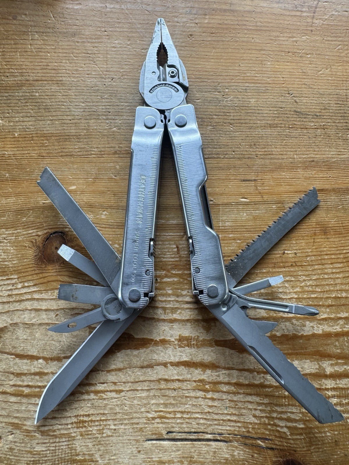 Leatherman SUPER TOOL 300 Multi-Tool – Stainless, Good Condition (008)