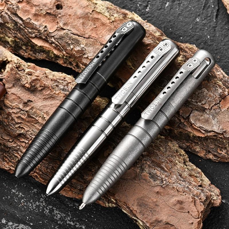 Titanium Edc Tactical Pen – Multifunction Survival Writing Tool & Glass Breaker