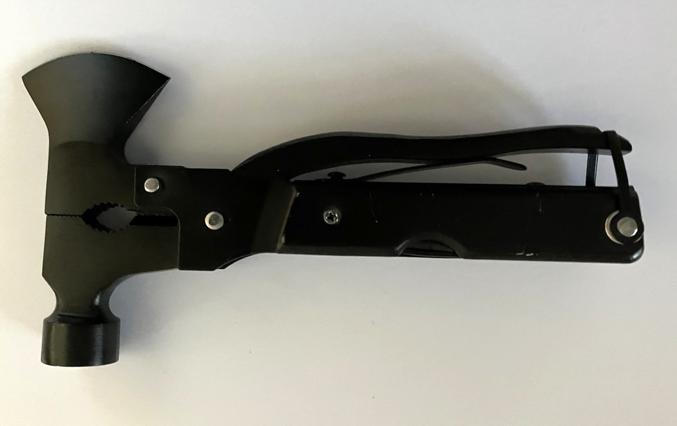 15-In-1 Multifunction Hatchet Survival Camping Multi Tool w/Hammer,Axe,Saw #490
