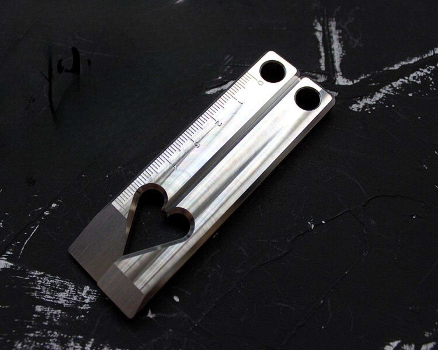 EDC Tool TITANER Alloy Pocket Titanium Pry Bar Crowbar Multi Tools Ruler Opener