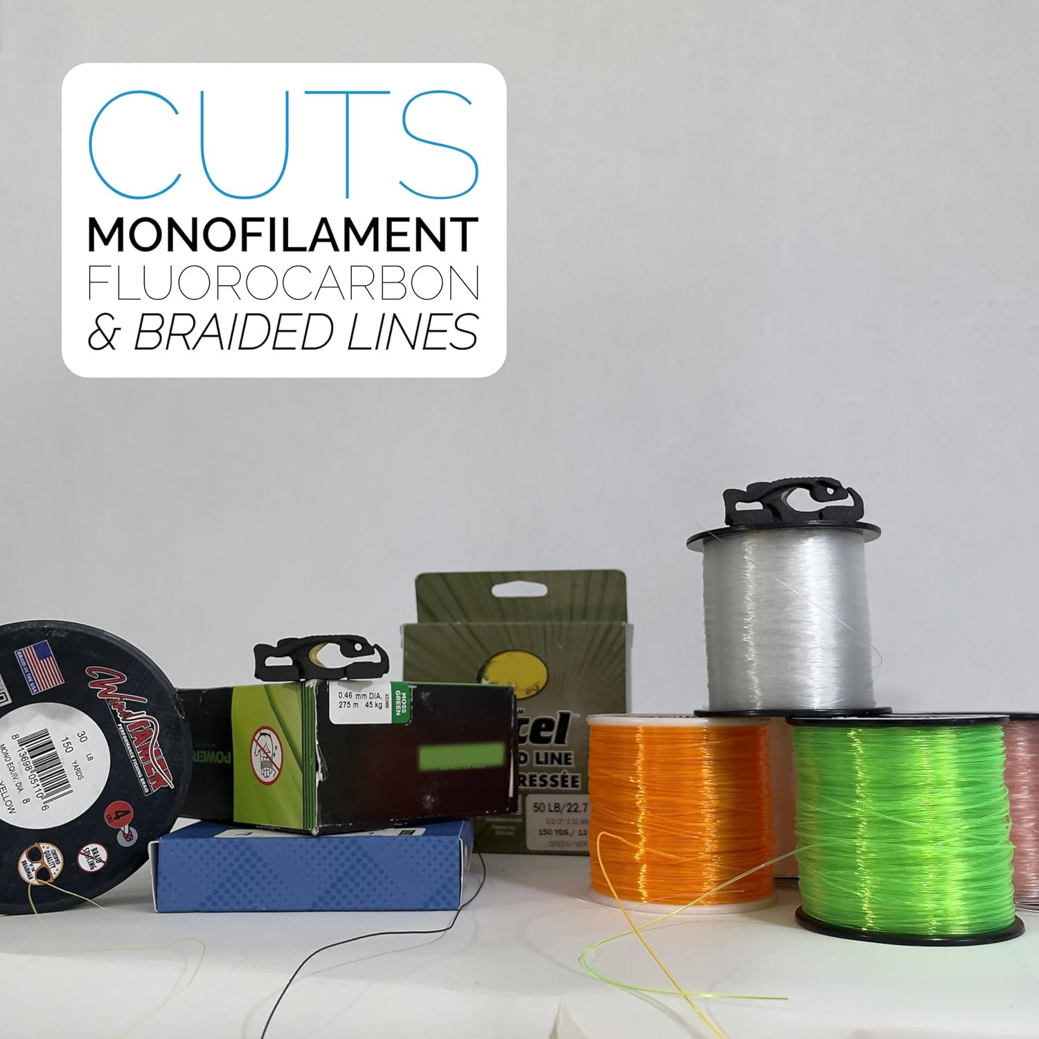 Multitool & Stow | Rod Mounted Line Cutter & Hook Keeper for Tackle Changes | Pr
